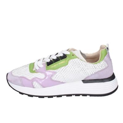 scarpe donna MOMA sneakers viola pelle bianco camoscio 3AS401-CR8 BC72 Vendita