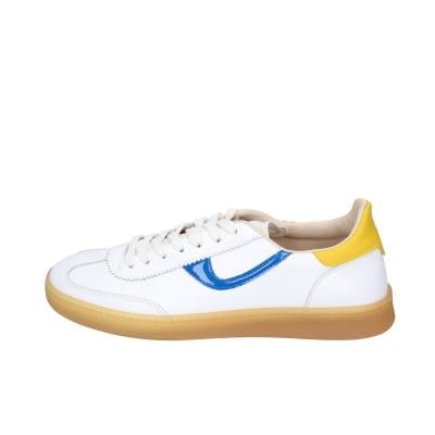 scarpe donna MOMA sneakers bianco pelle blu 3AS420-CRV5 BC845 Offerta San Valentino