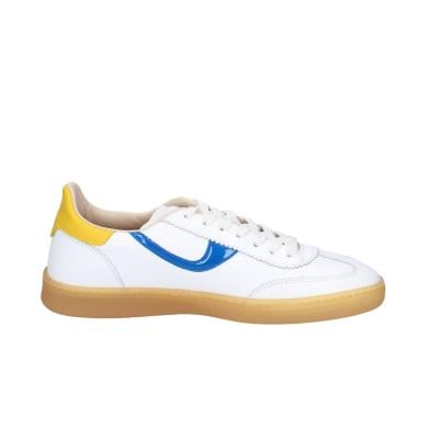 scarpe donna MOMA sneakers bianco pelle blu 3AS420-CRV5 BC845 Offerta San Valentino