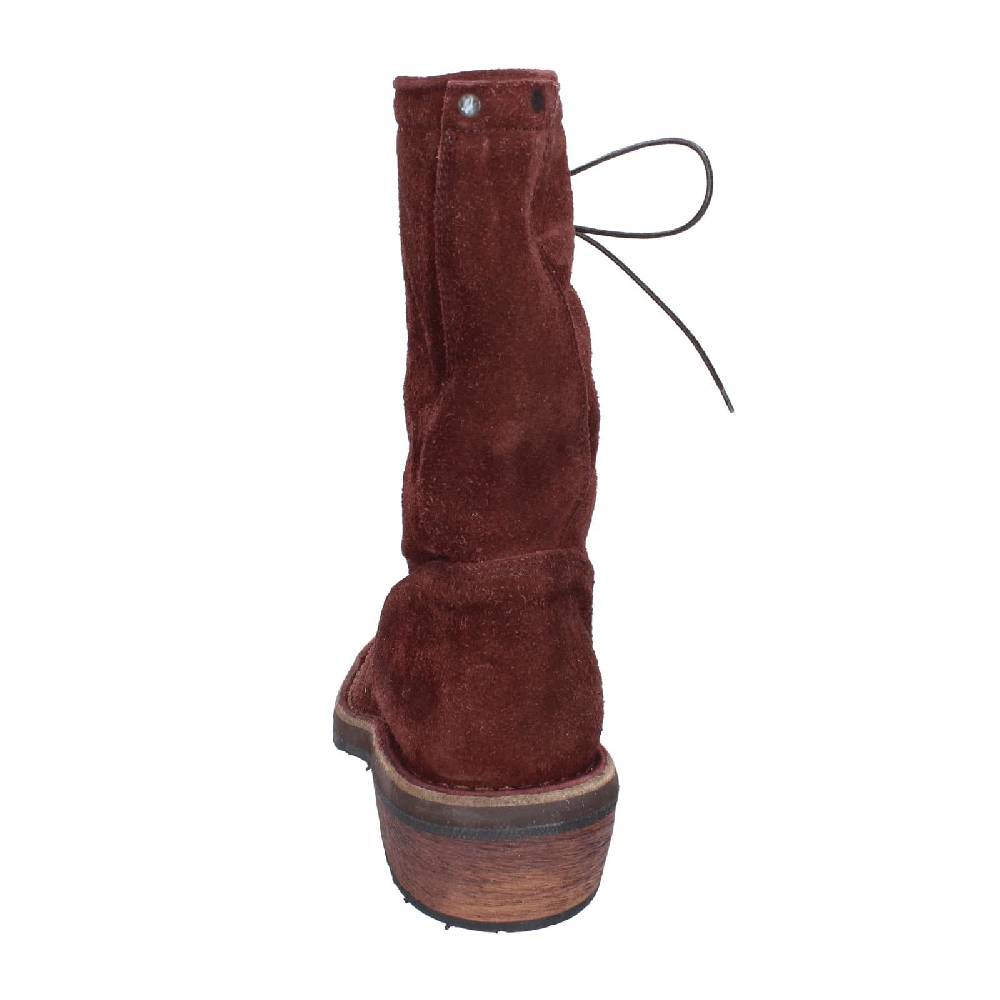 scarpe donna MOMA stivaletti bordeaux camoscio 77301C EY578 Promozione Limitata
