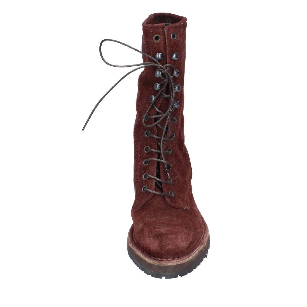 scarpe donna MOMA stivaletti bordeaux camoscio 77301C EY578 Promozione Limitata