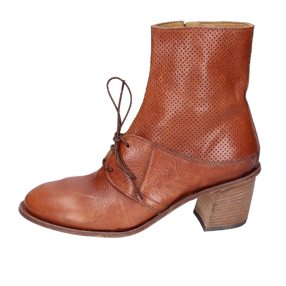 scarpe donna MOMA stivaletti marrone pelle 28403C VINTAGE EX401 Fino Al -60%