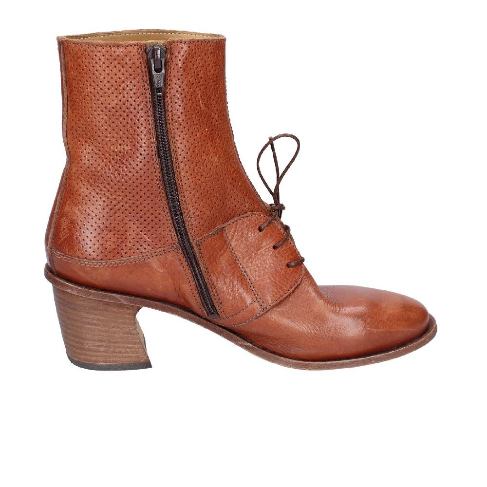 scarpe donna MOMA stivaletti marrone pelle 28403C VINTAGE EX401 Fino Al -60%