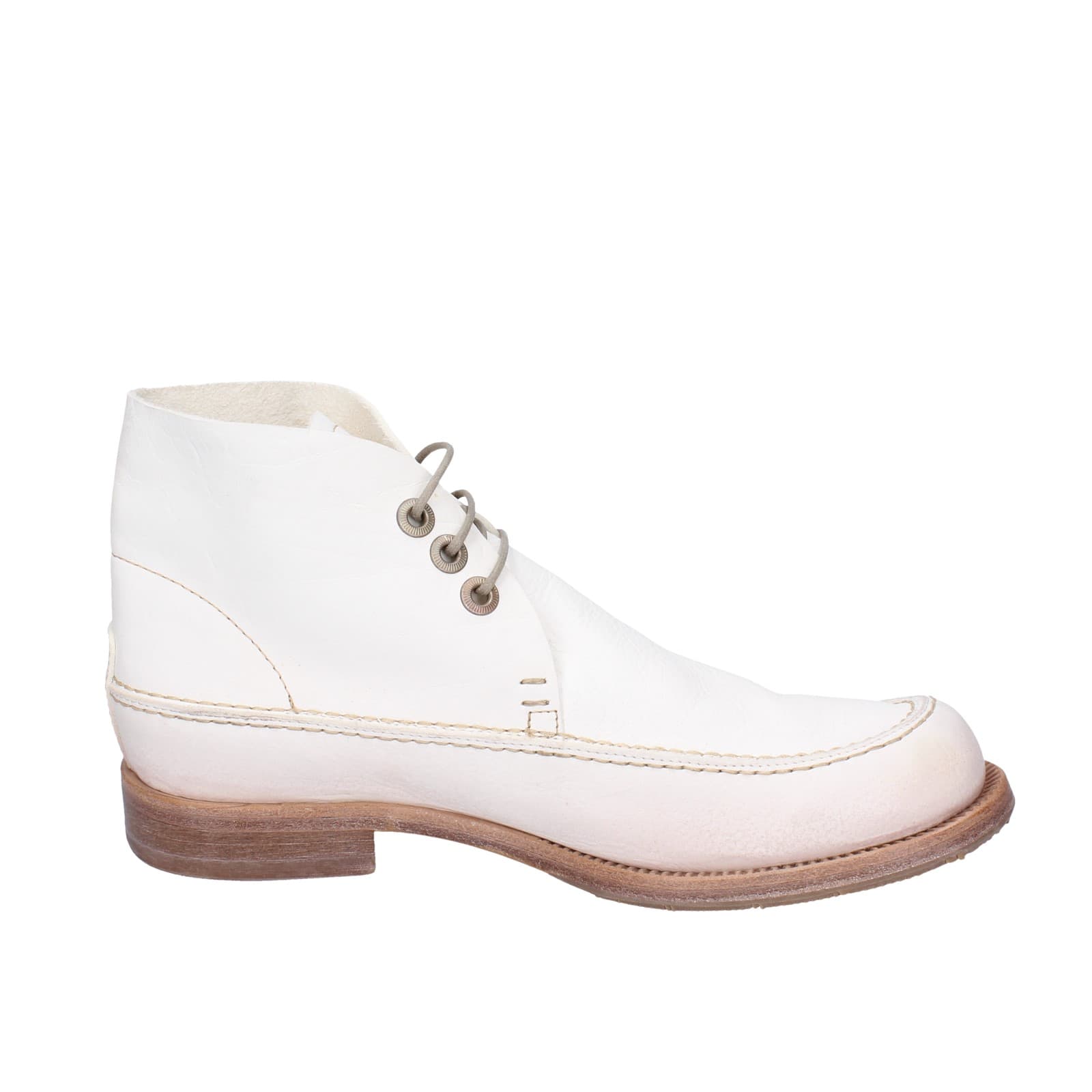 scarpe donna MOMA stivaletti bianco pelle 1BS474-NAC EZ868 Shopping Online