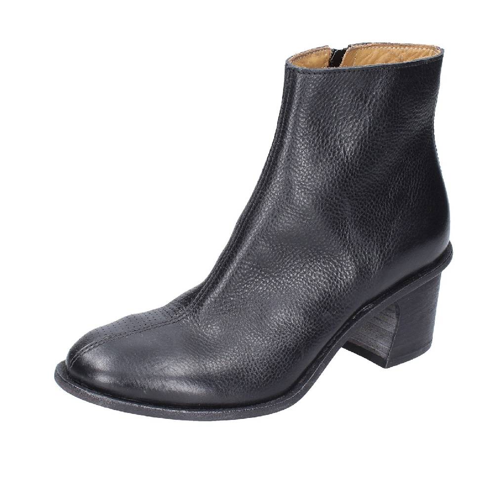 scarpe donna MOMA stivaletti nero pelle 28405C VINTAGE EX395 Novità