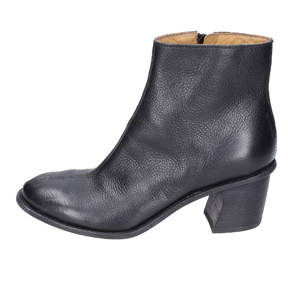 scarpe donna MOMA stivaletti nero pelle 28405C VINTAGE EX395 Novità