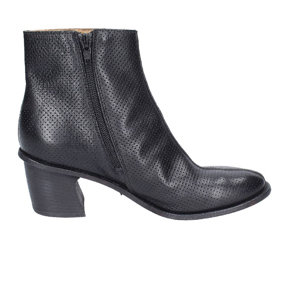 scarpe donna MOMA stivaletti nero pelle 28405C VINTAGE EX395 Novità