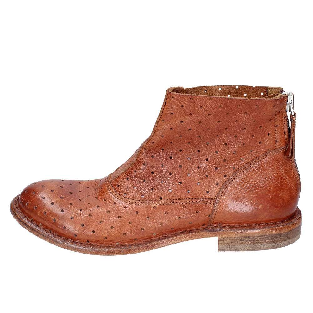 scarpe donna MOMA stivaletti marrone pelle 30403B VINTAGE EX399 Presa