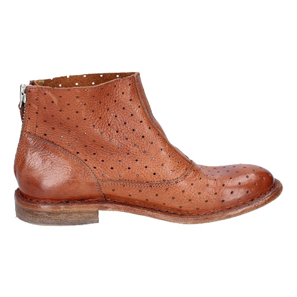 scarpe donna MOMA stivaletti marrone pelle 30403B VINTAGE EX399 Presa