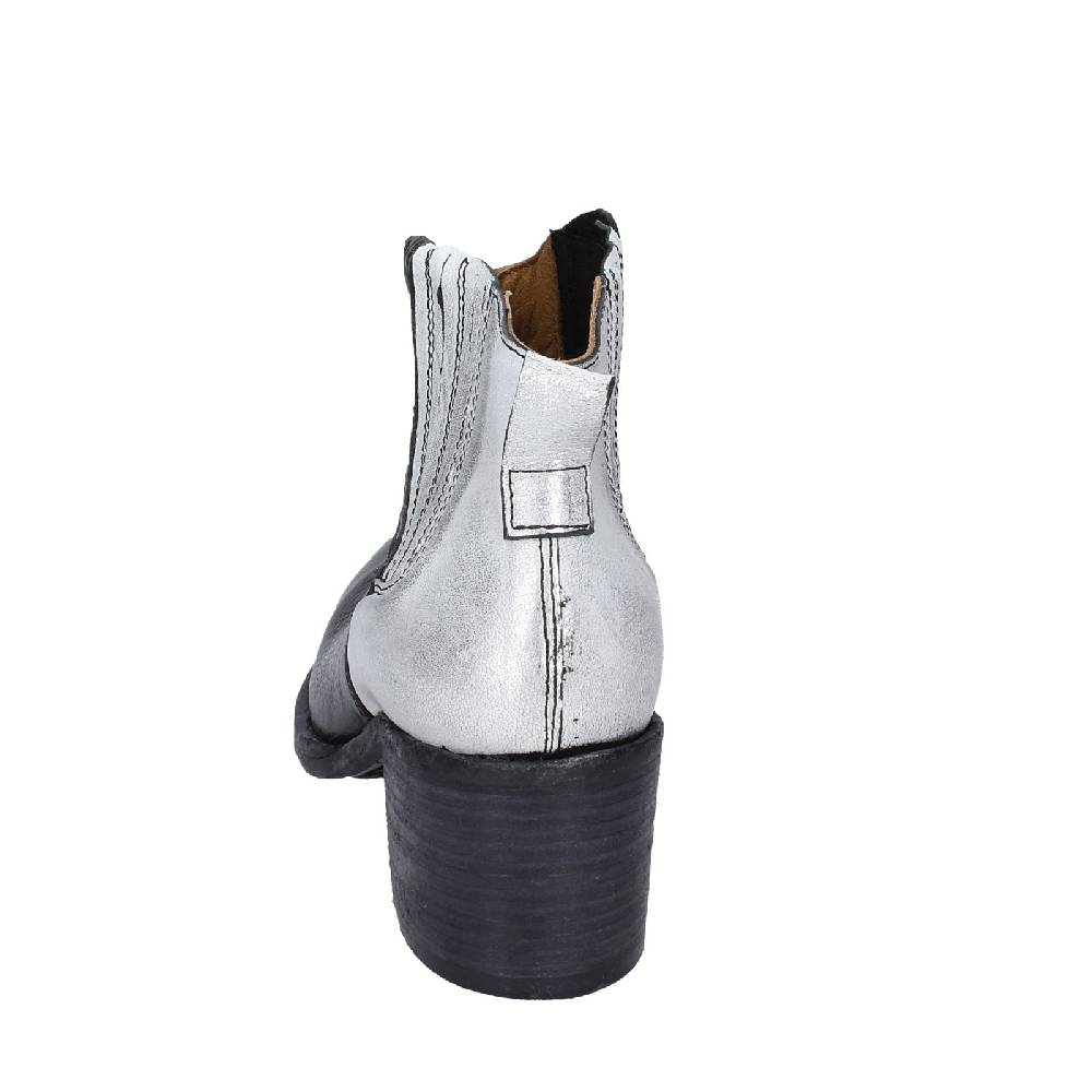 scarpe donna MOMA stivaletti nero pelle grigio 33403B VINTAGE EX393 Sconto