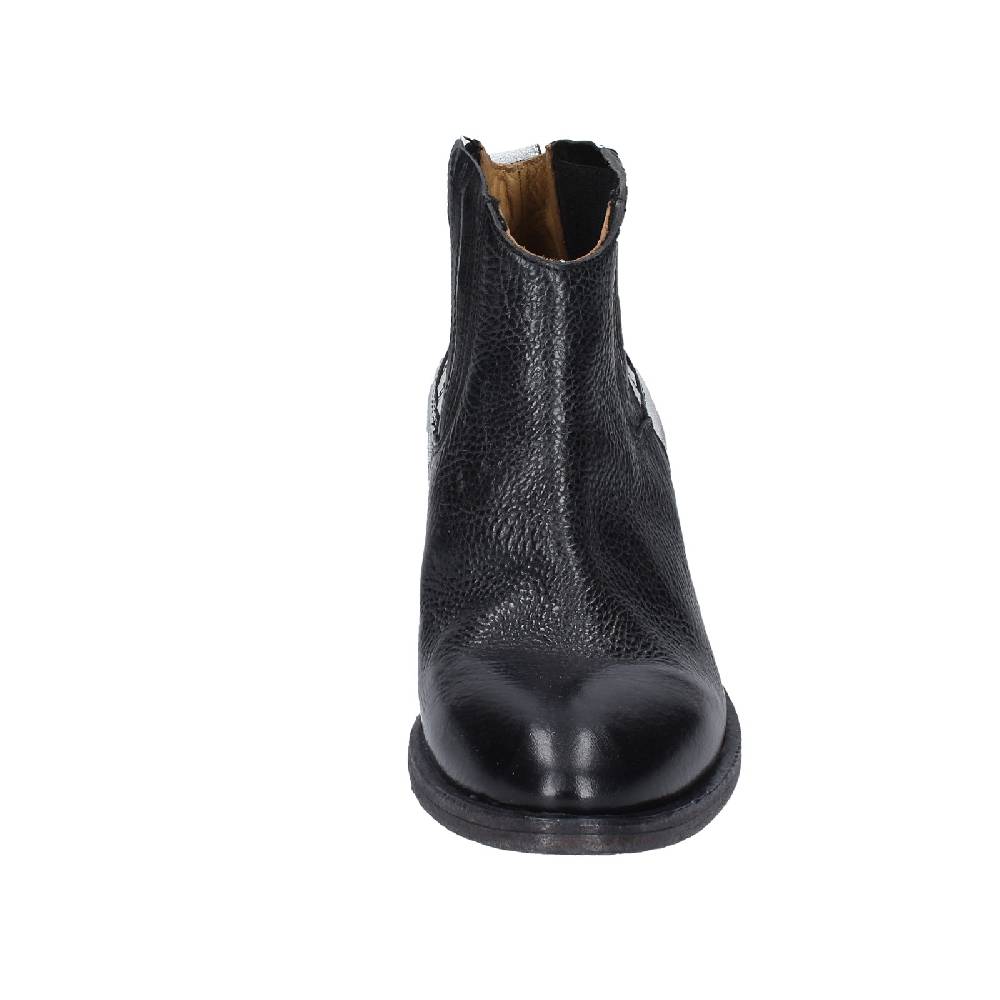 scarpe donna MOMA stivaletti nero pelle grigio 33403B VINTAGE EX393 Sconto