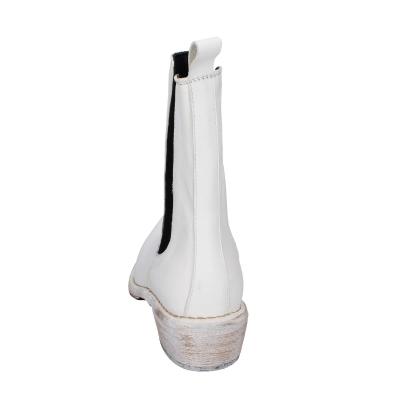 scarpe donna MOMA stivaletti bianco pelle 1CW228-CAP BD489 Economico