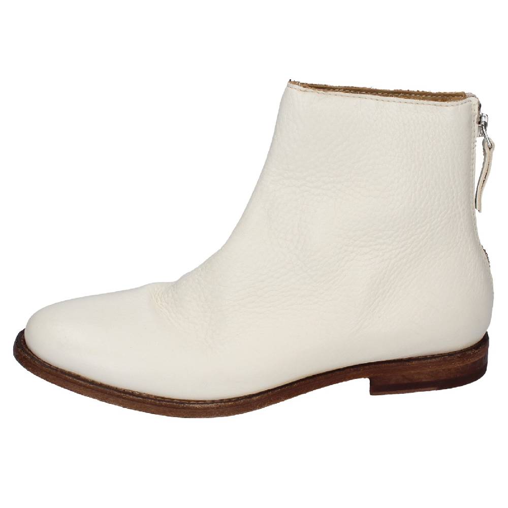 scarpe donna MOMA stivaletti bianco pelle 31402B VINTAGE EX471 Outlet