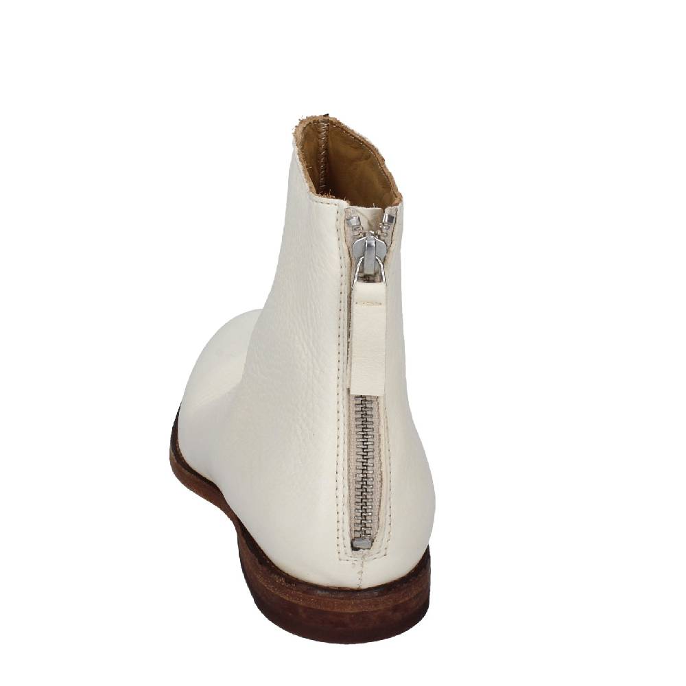scarpe donna MOMA stivaletti bianco pelle 31402B VINTAGE EX471 Outlet