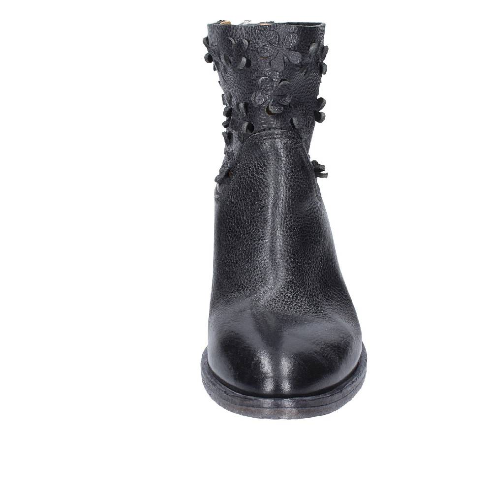 scarpe donna MOMA stivaletti nero pelle 33402C VINTAGE EX396 Sconti VIP