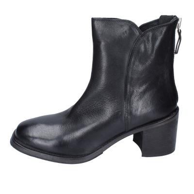 scarpe donna MOMA stivaletti nero pelle 1CW342-CU BD616 Offerte