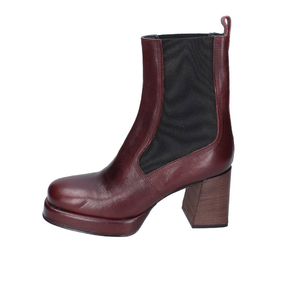 scarpe donna MOMA stivaletti bordeaux pelle 83302C EY534 Vendita Calda