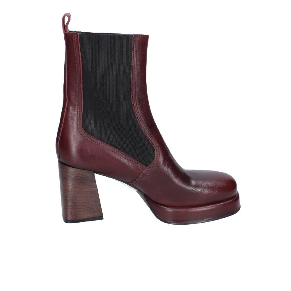 scarpe donna MOMA stivaletti bordeaux pelle 83302C EY534 Vendita Calda