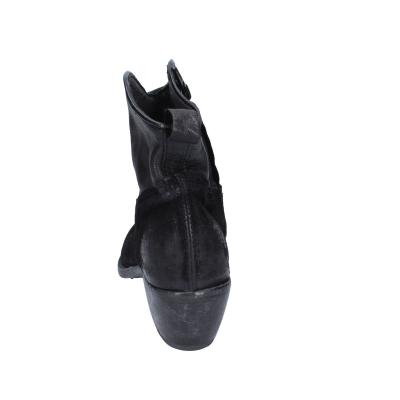 scarpe donna MOMA stivaletti nero camoscio pelle 1CW313 VINTAGE BD809 Vendita Economica