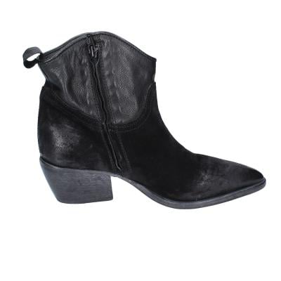 scarpe donna MOMA stivaletti nero camoscio pelle 1CW313 VINTAGE BD809 Vendita Economica