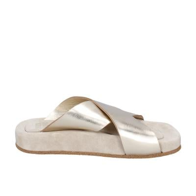 scarpe donna MOMA sandali oro pelle 1GS473 BC820 In Saldo
