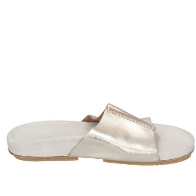 scarpe donna MOMA sandali oro pelle platino 1GS455-RA BC69 Italy