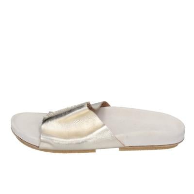 scarpe donna MOMA sandali oro pelle platino 1GS455-RA BC69 Italy