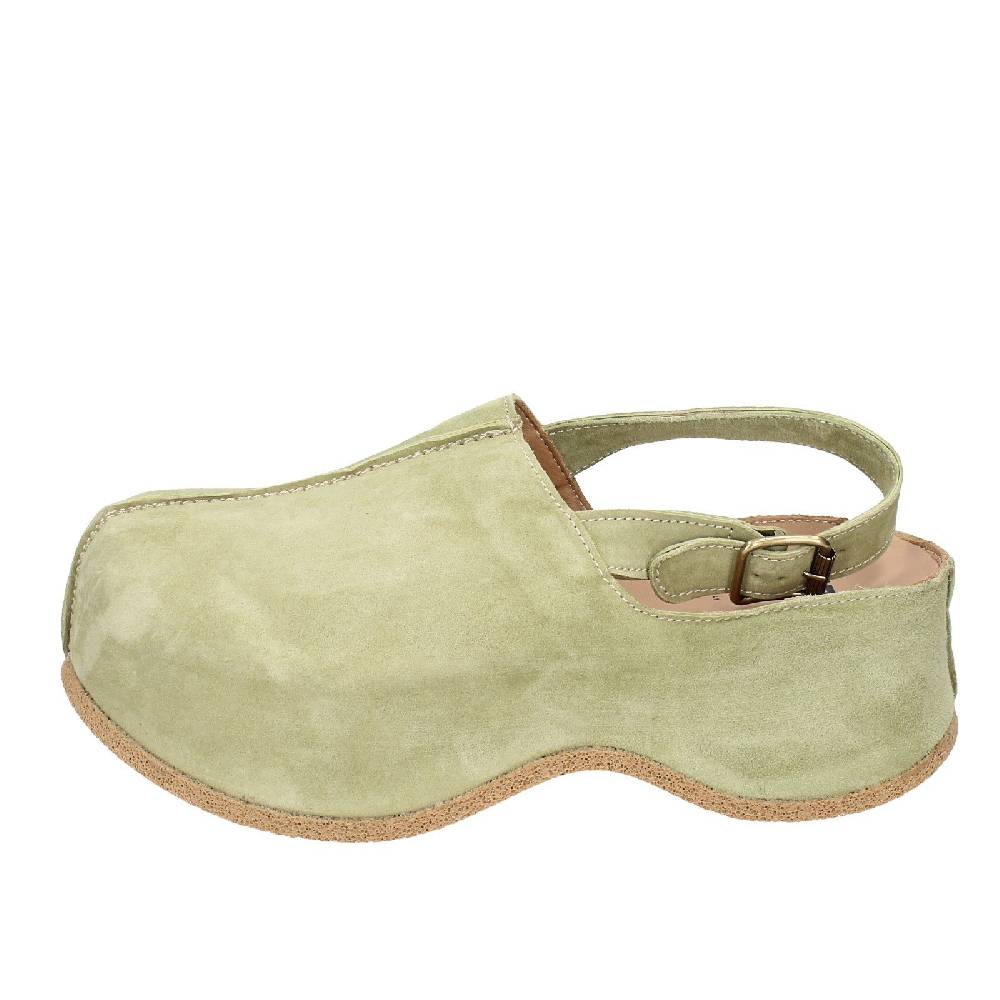 scarpe donna MOMA sandali verde camoscio 1GS468 EX373 Qualità Garantita