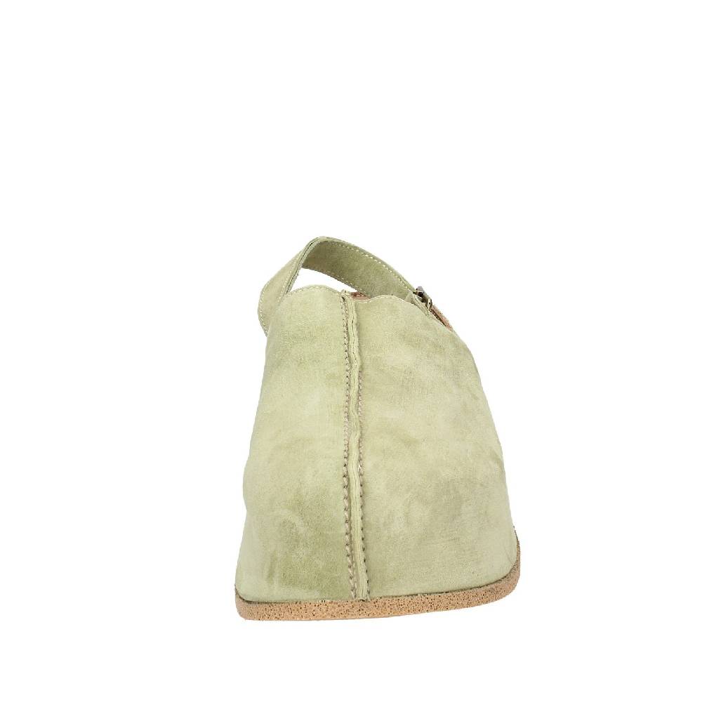 scarpe donna MOMA sandali verde camoscio 1GS468 EX373 Qualità Garantita