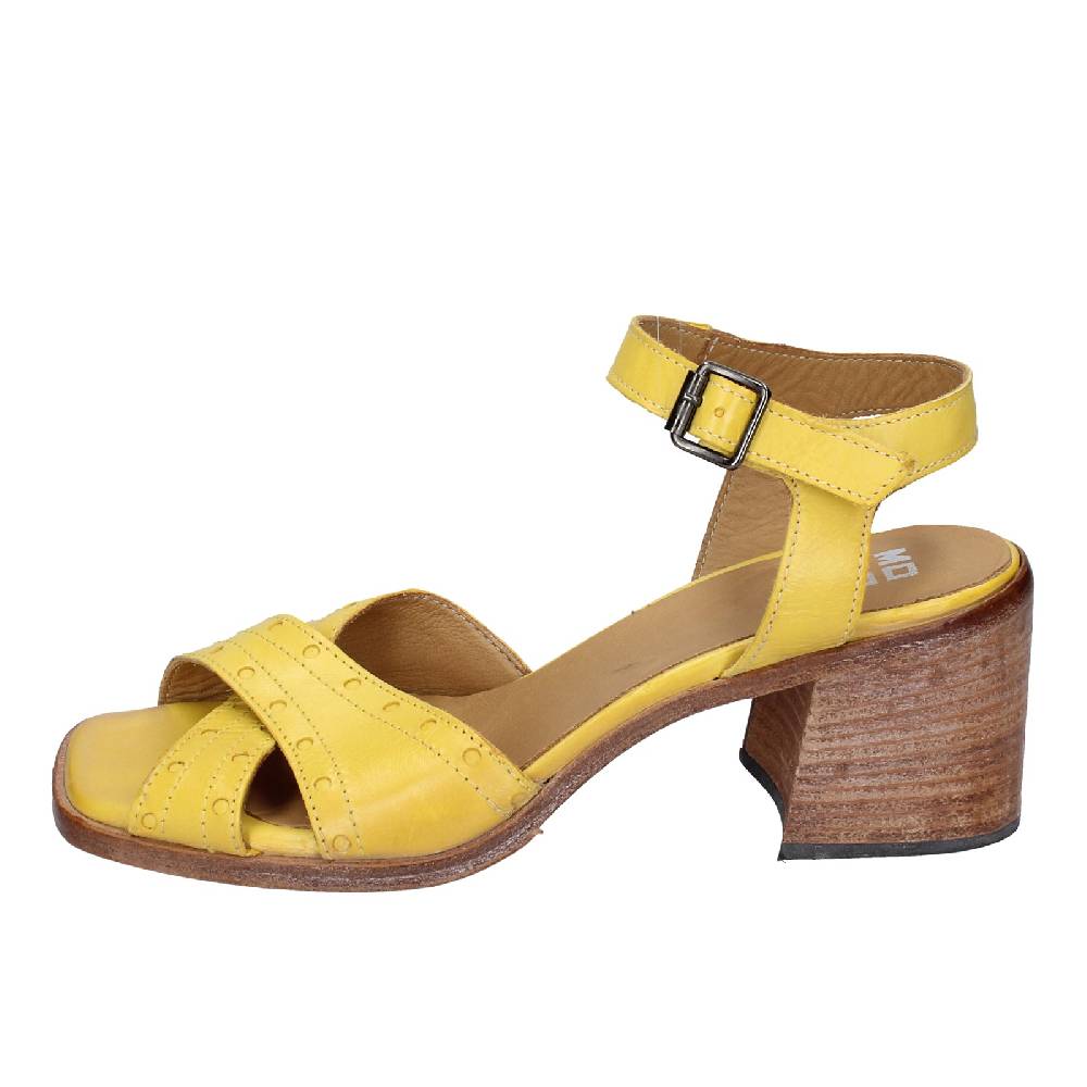 scarpe donna MOMA sandali giallo pelle 46406G VINTAGE EX407 Acquista Ora