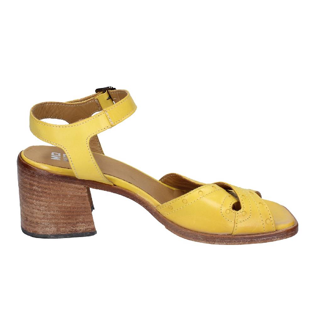 scarpe donna MOMA sandali giallo pelle 46406G VINTAGE EX407 Acquista Ora