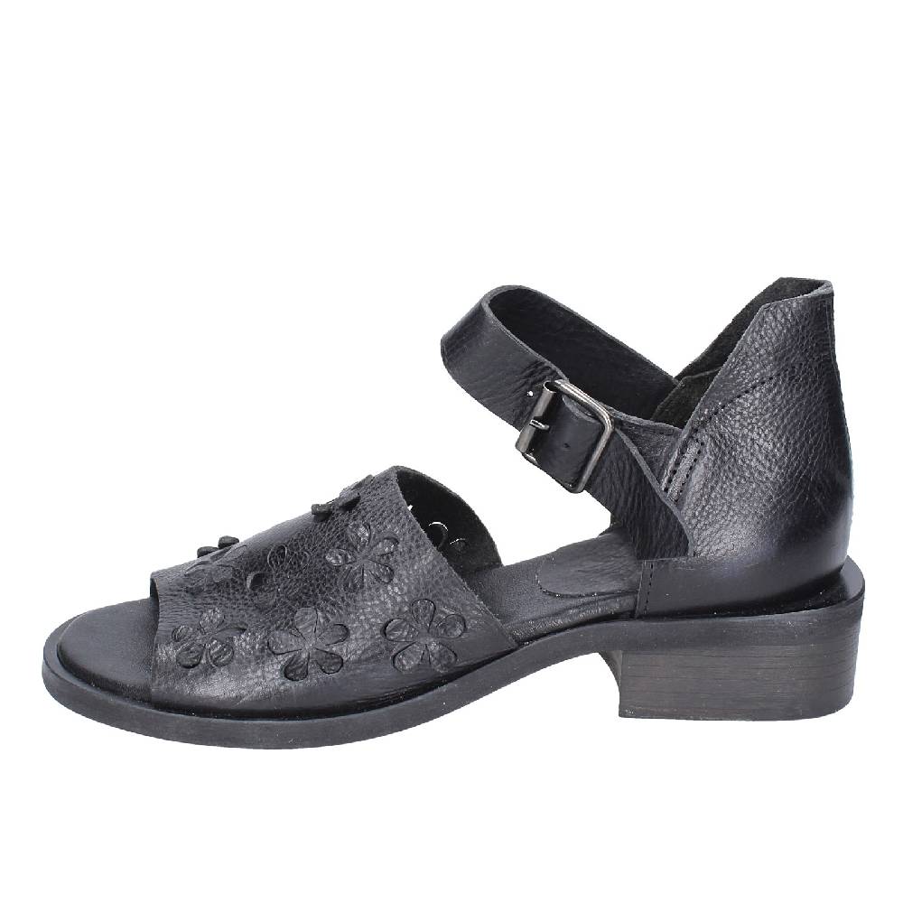 scarpe donna MOMA sandali nero pelle 35404G VINTAGE EX405 Fino Al -60%