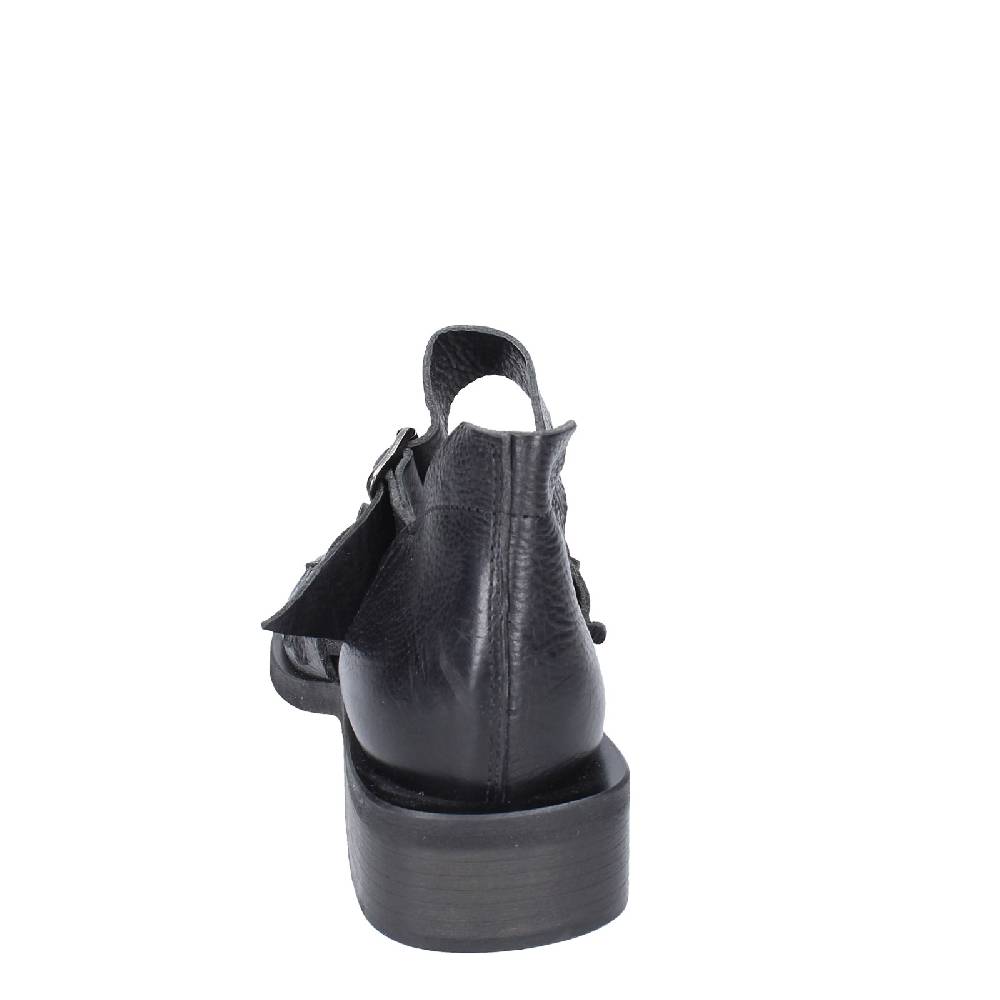 scarpe donna MOMA sandali nero pelle 35404G VINTAGE EX405 Fino Al -60%
