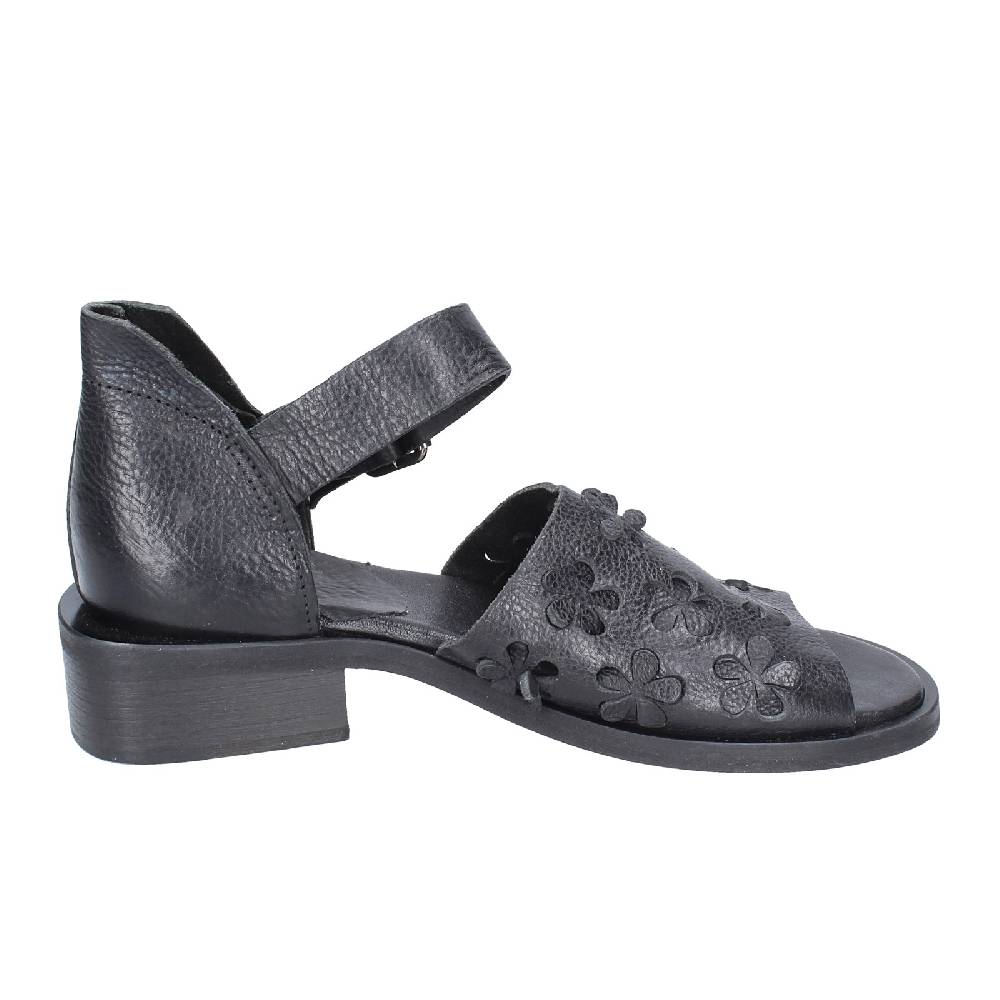 scarpe donna MOMA sandali nero pelle 35404G VINTAGE EX405 Fino Al -60%