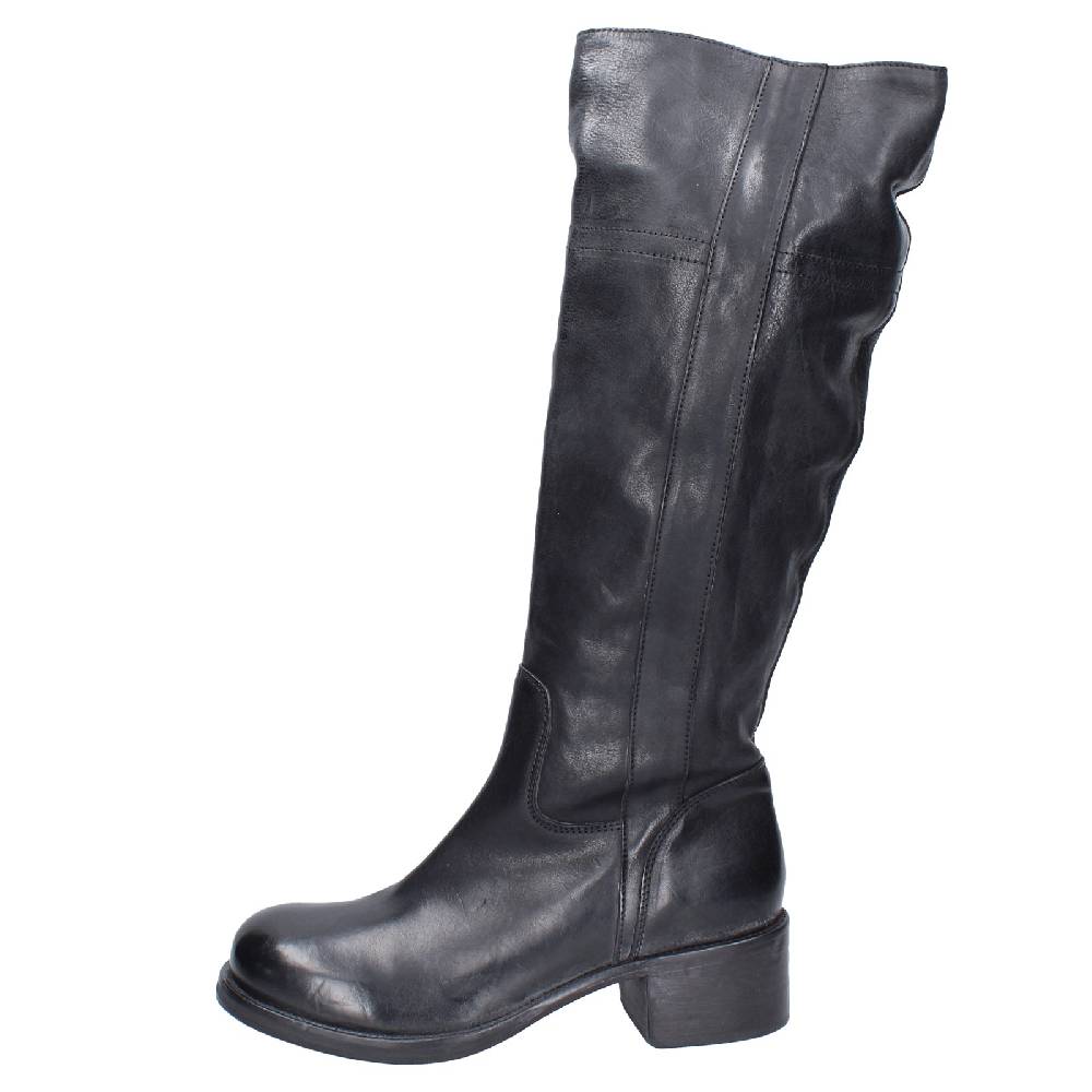 scarpe donna MOMA stivali nero pelle 72306D VINTAGE EX511 Shopping Online