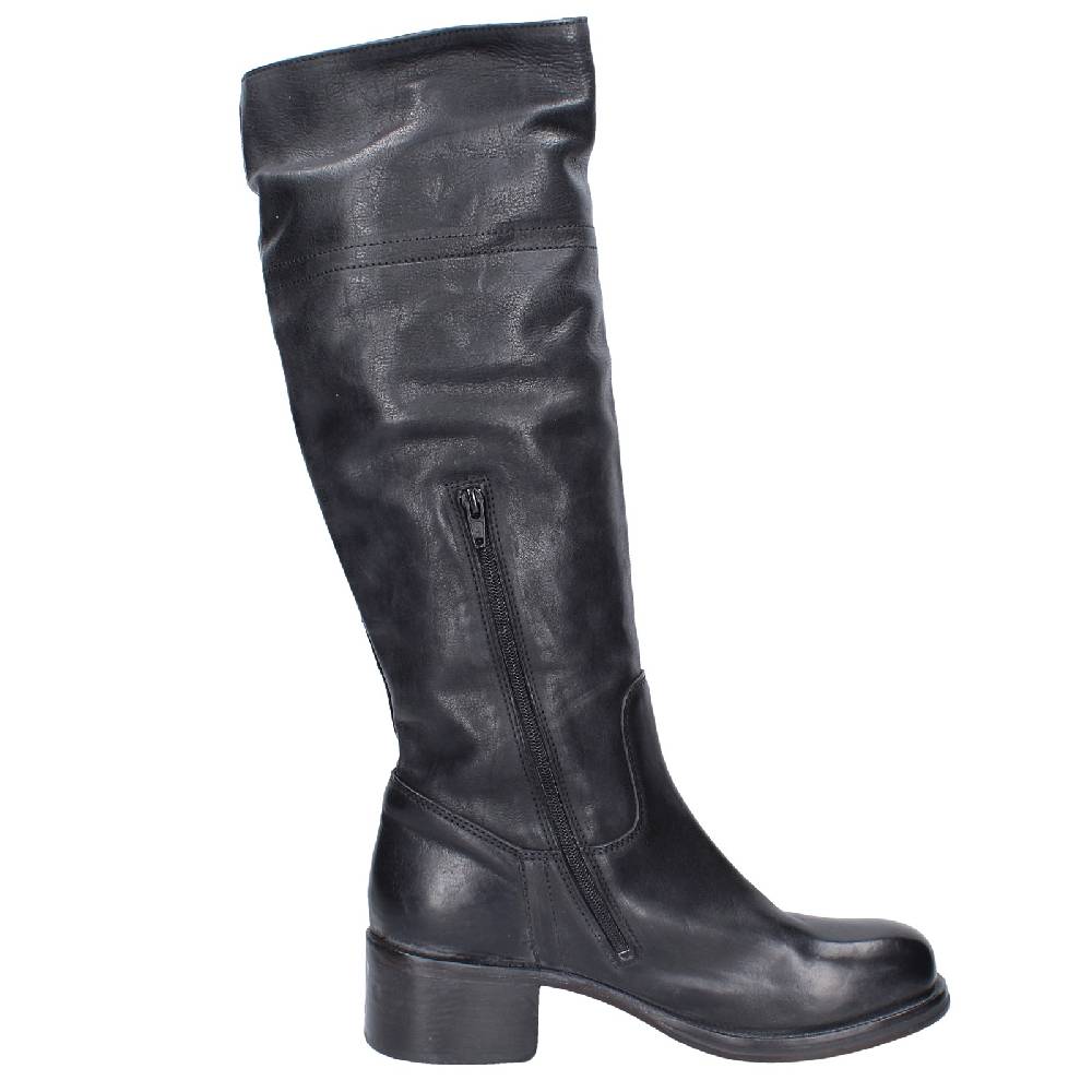 scarpe donna MOMA stivali nero pelle 72306D VINTAGE EX511 Shopping Online