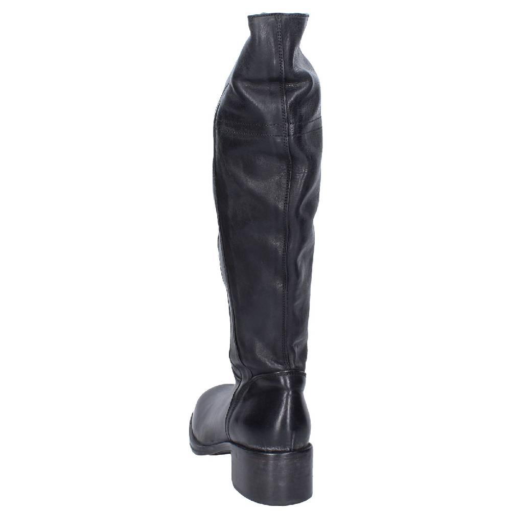 scarpe donna MOMA stivali nero pelle 72306D VINTAGE EX511 Shopping Online