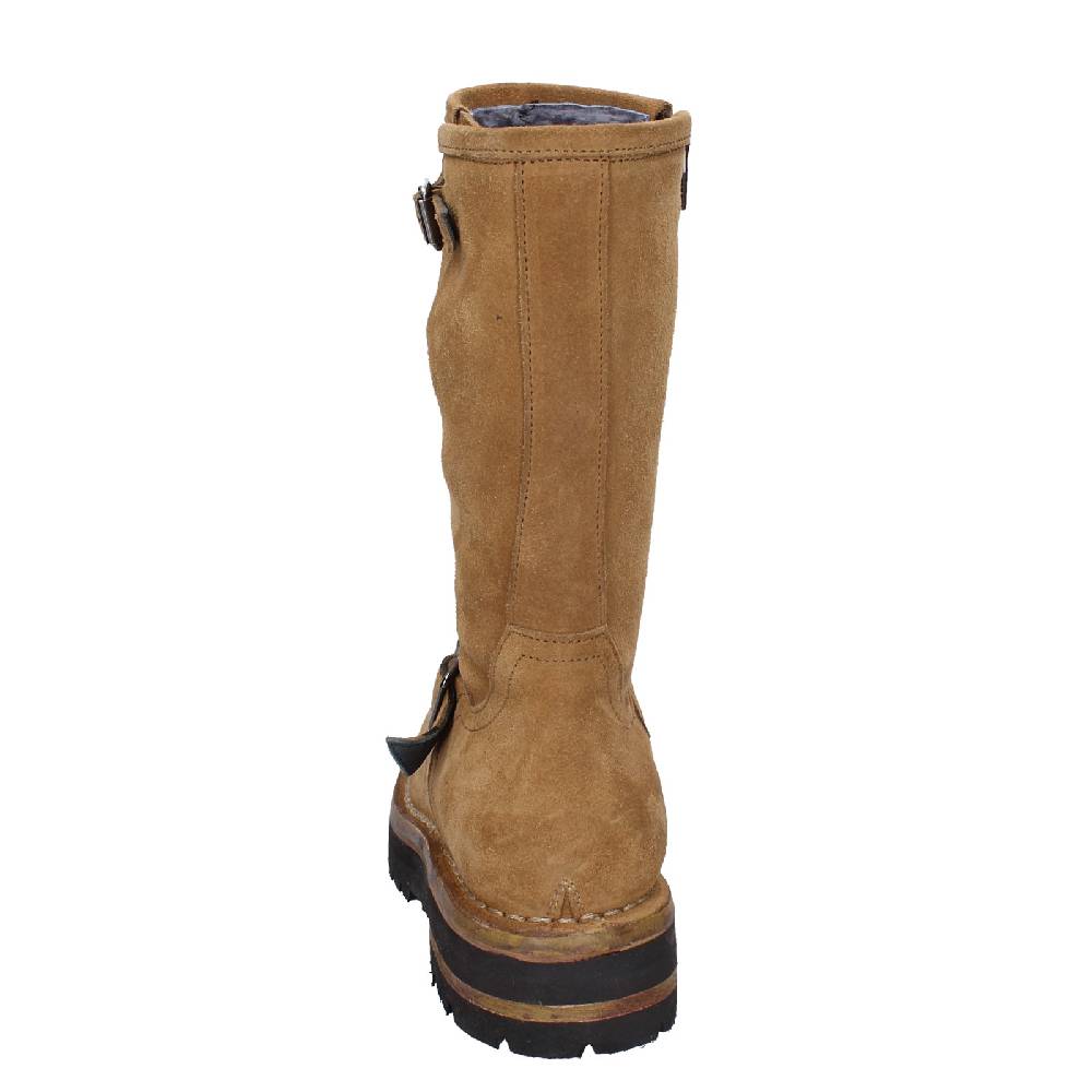 scarpe donna MOMA stivali marrone camoscio 81303C VINTAGE EX518 Convenienza