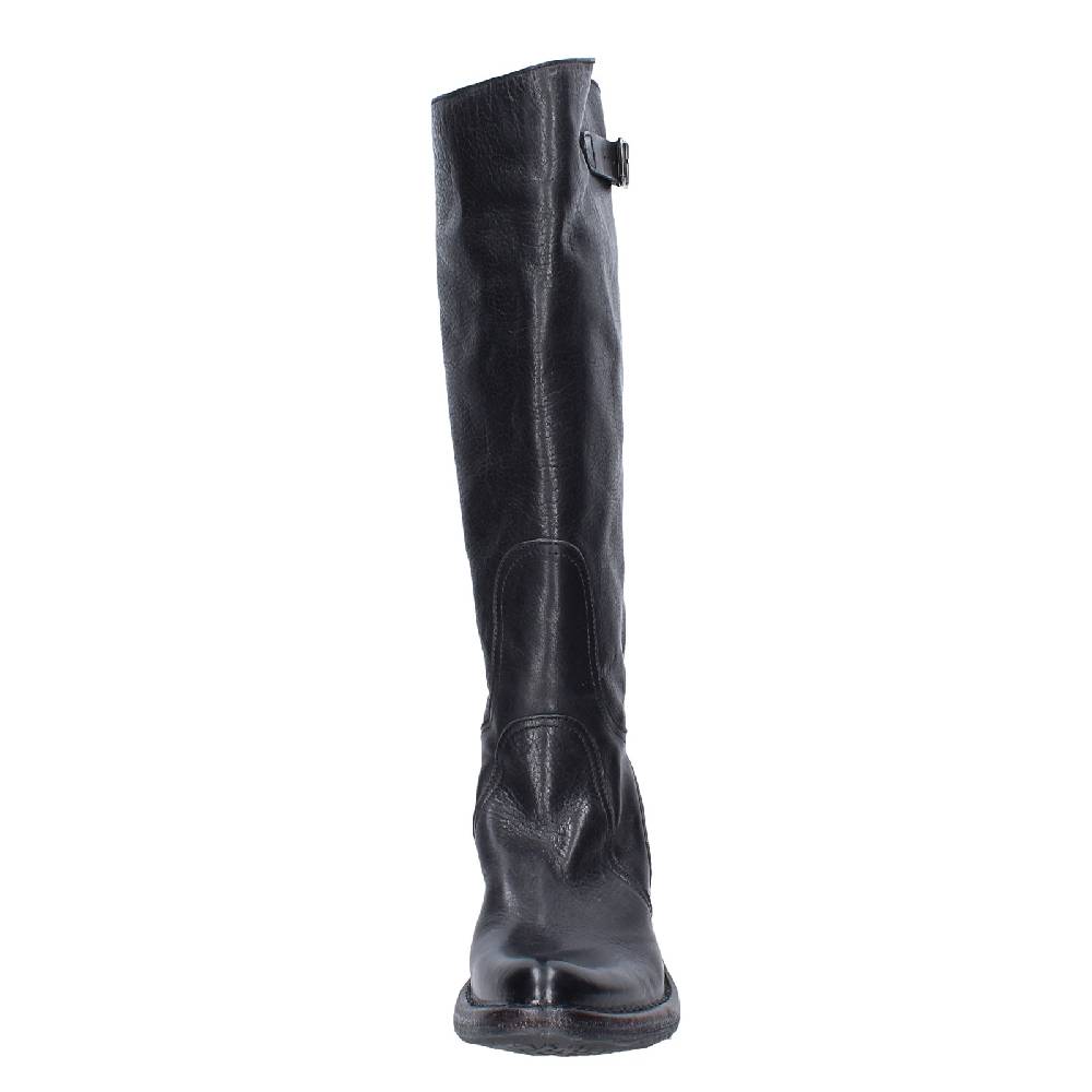 scarpe donna MOMA stivali nero pelle 77303D VINTAGE EX521 Sconto