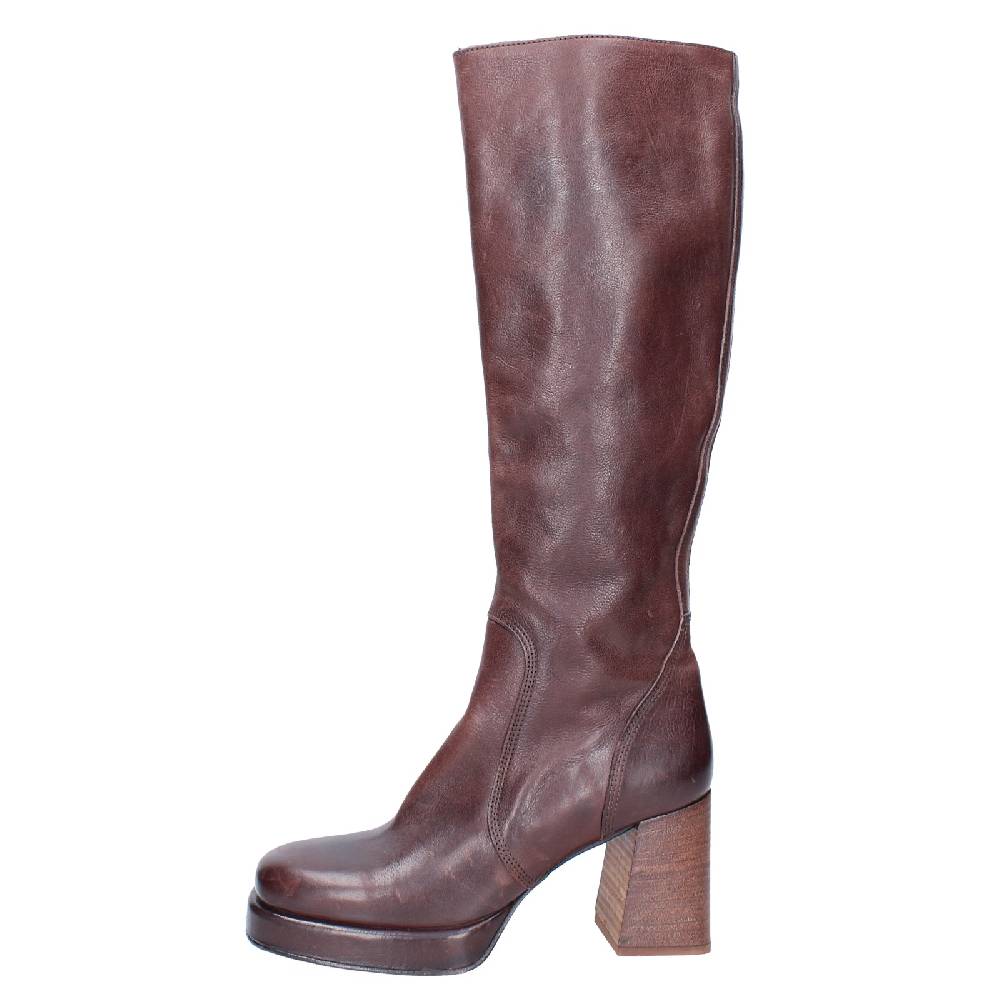 scarpe donna MOMA stivali marrone pelle 83303D VINTAGE EX522 Offerta