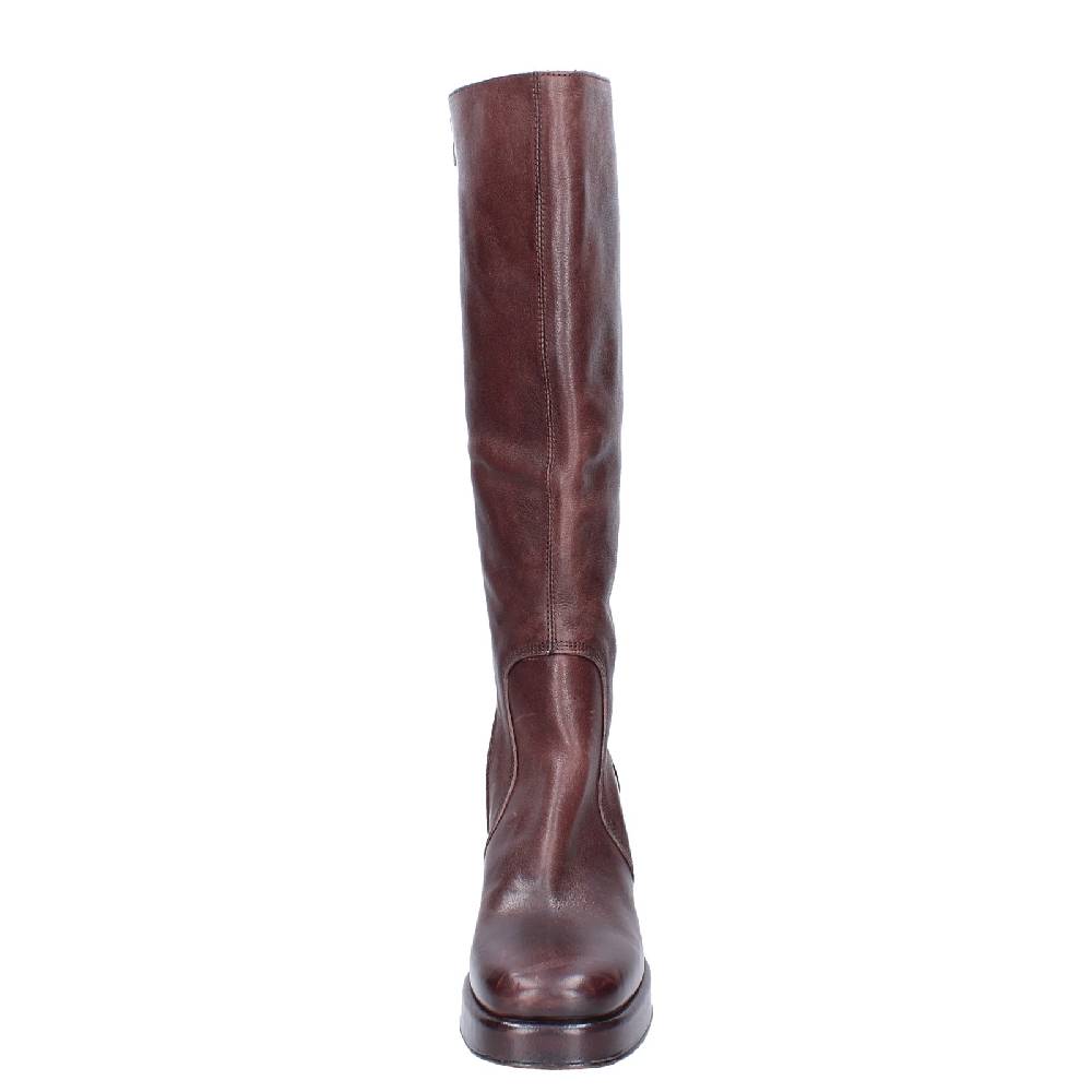 scarpe donna MOMA stivali marrone pelle 83303D VINTAGE EX522 Offerta