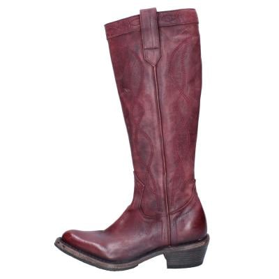 scarpe donna MOMA stivali bordeaux pelle 1DW308 VINTAGE BD927 In Vendita