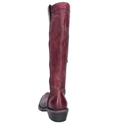 scarpe donna MOMA stivali bordeaux pelle 1DW308 VINTAGE BD927 In Vendita