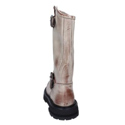 scarpe donna MOMA stivali marrone pelle beige 1DW340 VINTAGE BD924 Soddisfazione Garantita