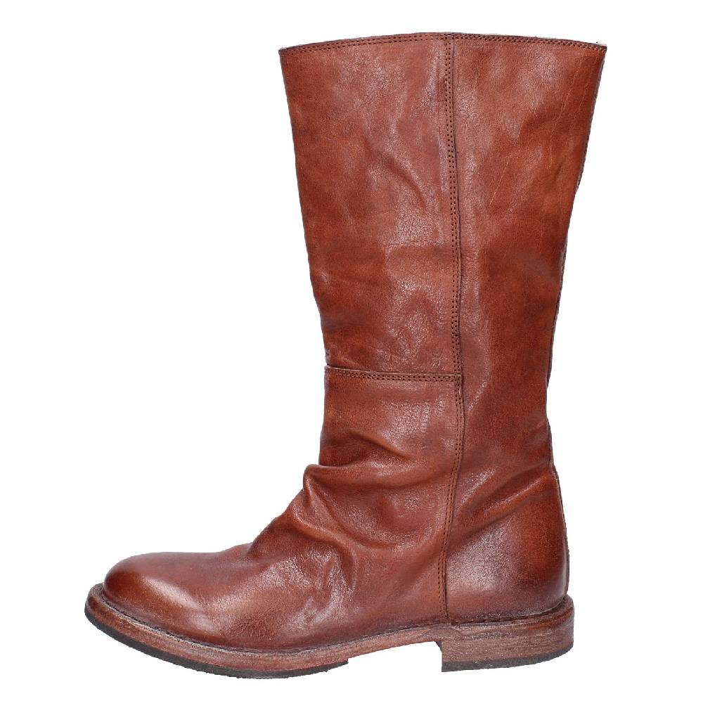 scarpe donna MOMA stivali marrone pelle 70304D VINTAGE EX489 Offerte