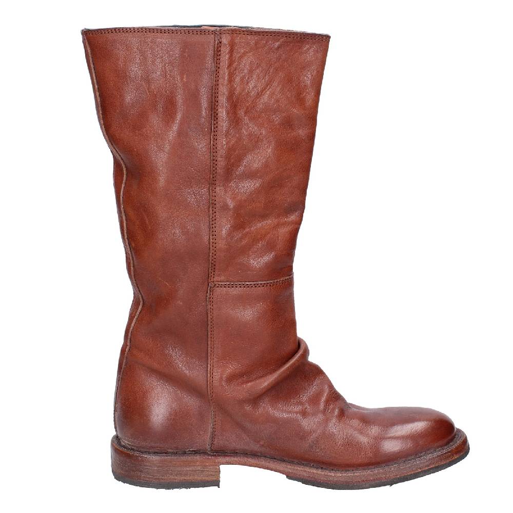 scarpe donna MOMA stivali marrone pelle 70304D VINTAGE EX489 Offerte