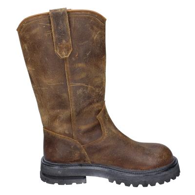 scarpe donna MOMA stivali marrone pelle camoscio 1DW358 VINTAGE BD925 Vendite Flash
