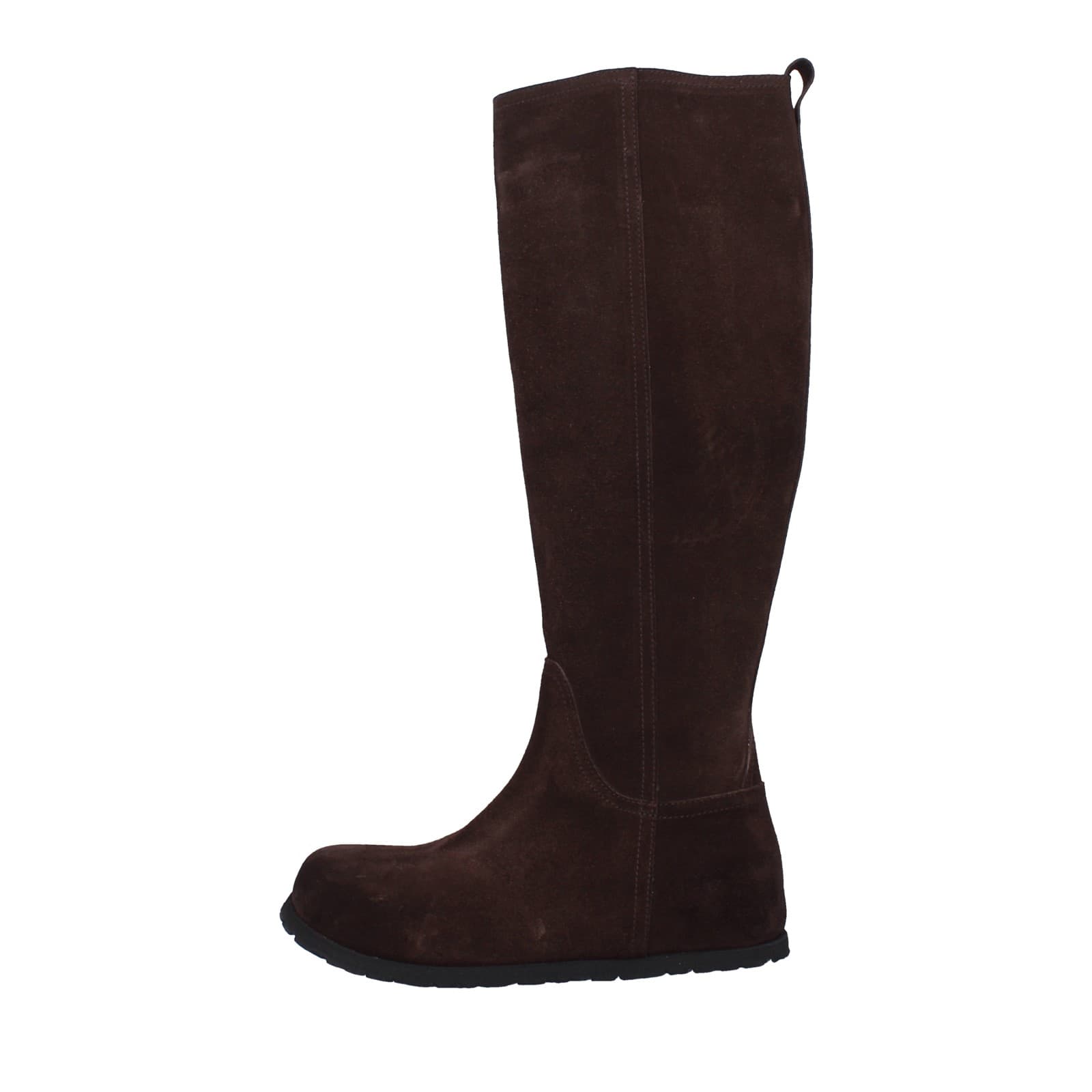 scarpe donna MOMA stivali marrone camoscio 78303D-DAI EY484 In Saldo