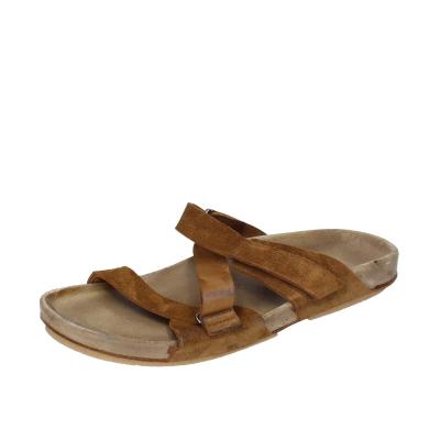scarpe uomo MOMA sandali marrone camoscio 2GS458-K0B BC112 Nuova