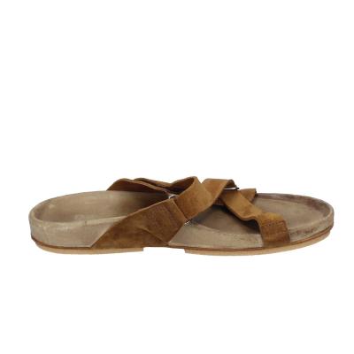 scarpe uomo MOMA sandali marrone camoscio 2GS458-K0B BC112 Nuova